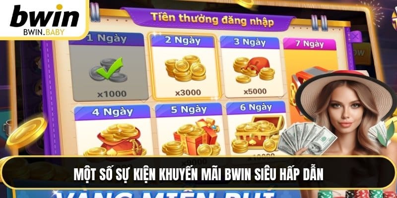 Một số sự kiện khuyến mãi BWIN siêu hấp dẫn